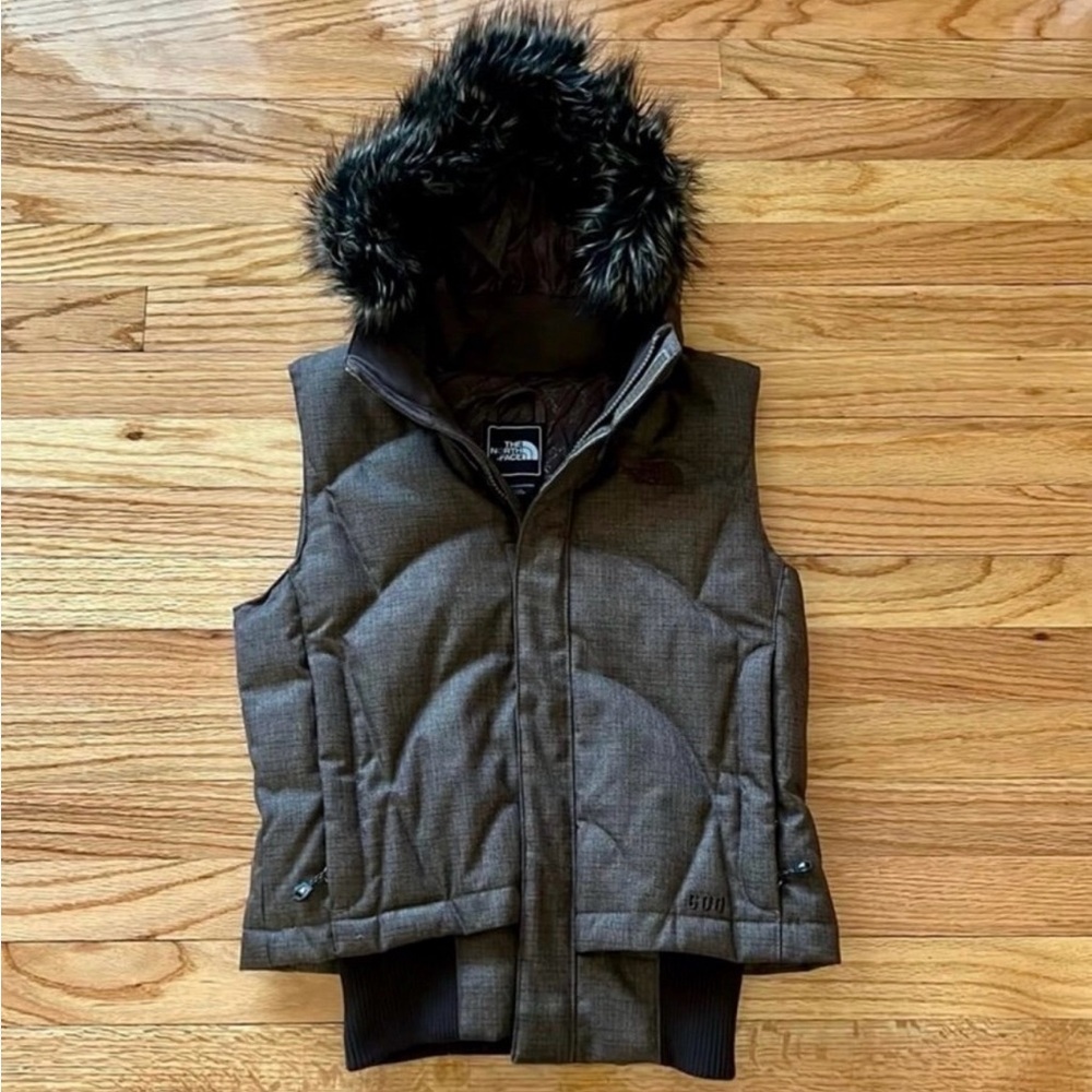 The North Face Women’s 600 Down Brown  Prodigy Puffer Vest Size XS